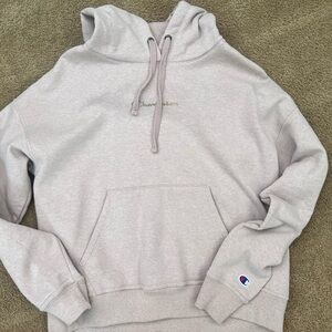Champion Light Gray Pullover Hoodie
